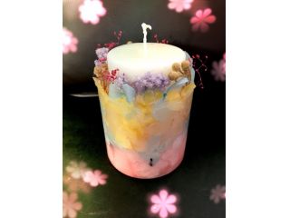 可憐なお花のボタニカルキャンドル作り おまけでミニアロマワックスサシェが作れます クラフト工房 noan じゃらん遊び体験