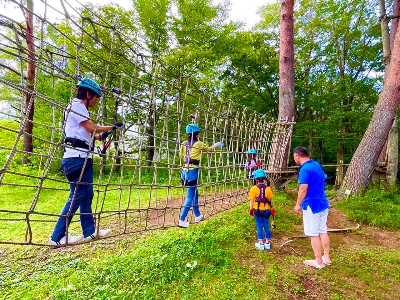 1番やさしいコース!まずは地上1mの高さからチャレンジ!