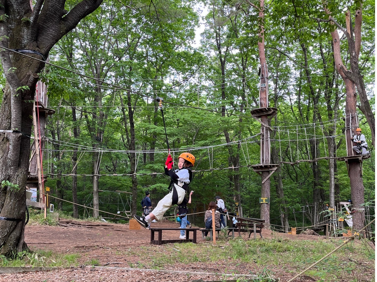 最後はジップライン!!!
