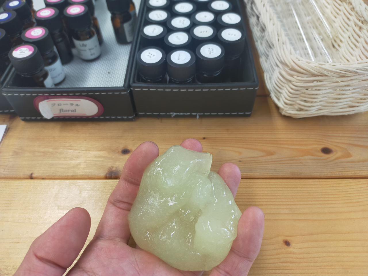 おいしい香り漂うスライムのできあがり!