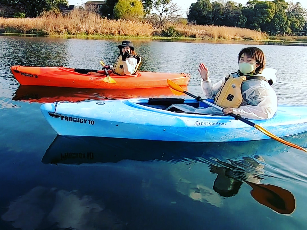 水に濡れたくない方はカヤックのプランもご用意しています。