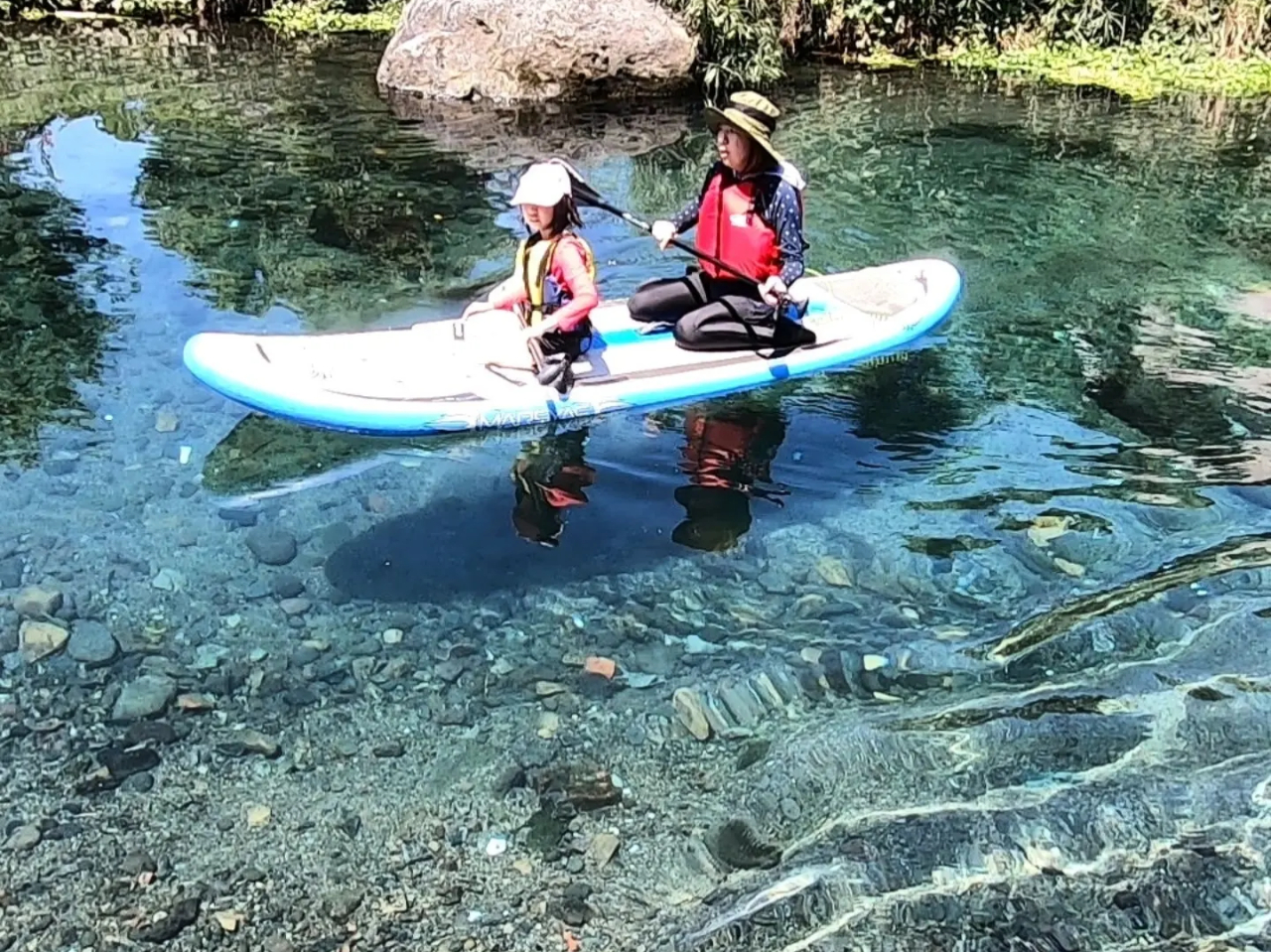 天然水100%の湧き水です。初心者の方でも簡単に乗ることが出来ます!