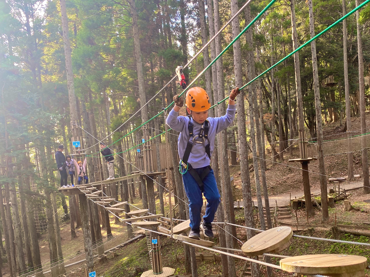 キャノピーコース【身長110cm~】ファミリーにもおすすめ!