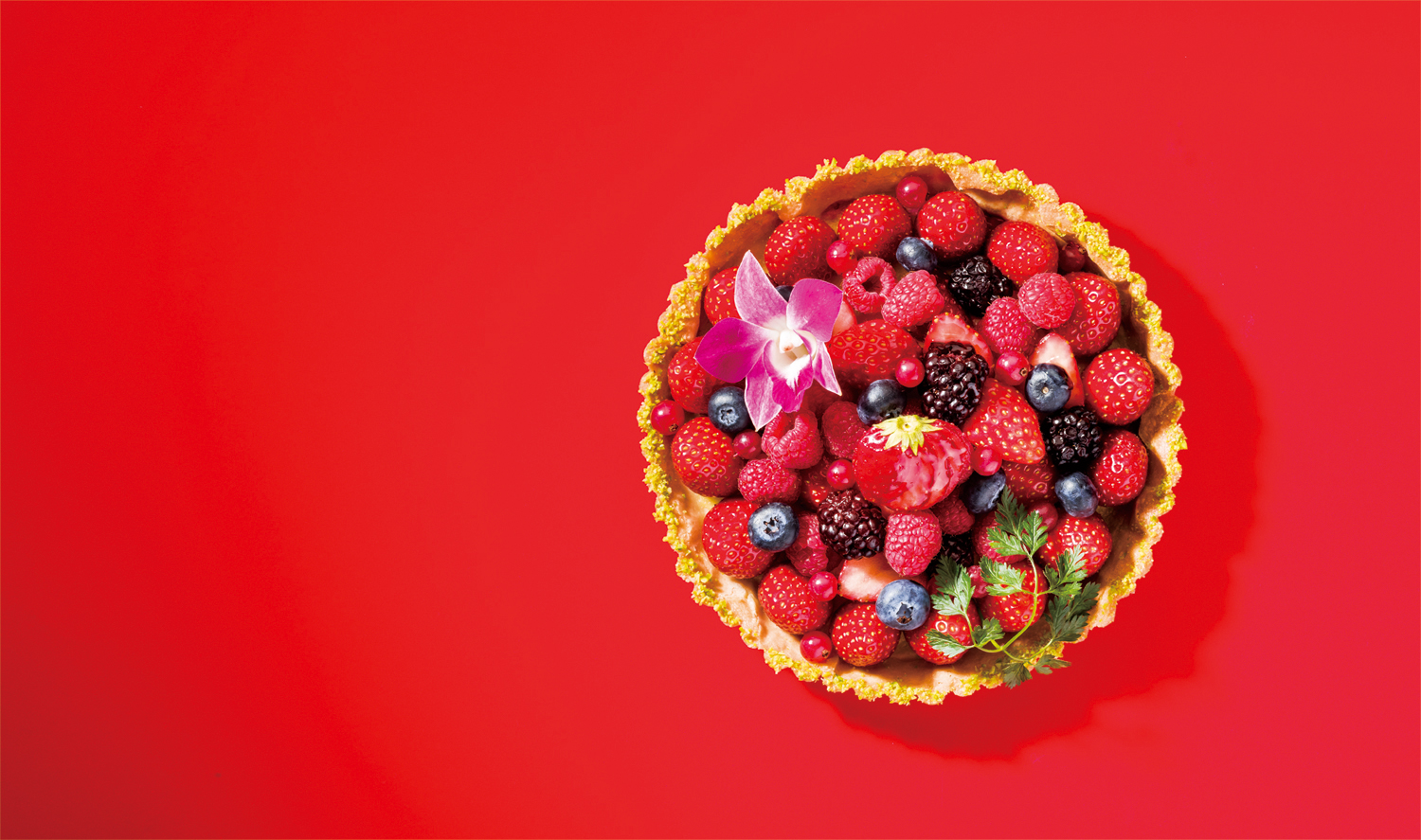 季節のフルーツで仕上げたフルーツタルト