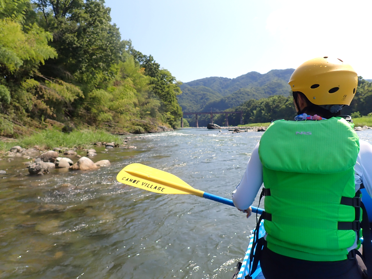 絶景を見ながら7km下っていきます!!