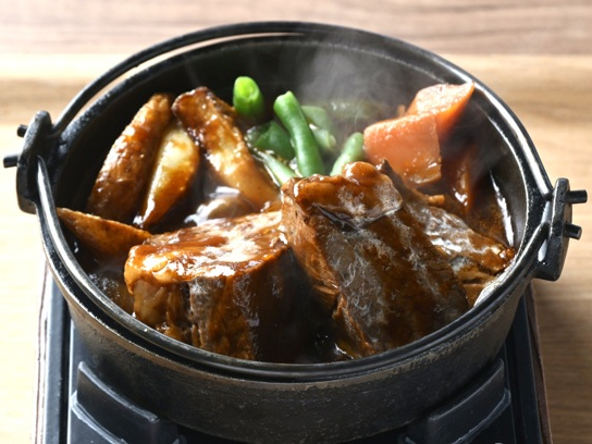 日帰り温泉入浴+ビーフシチュー膳