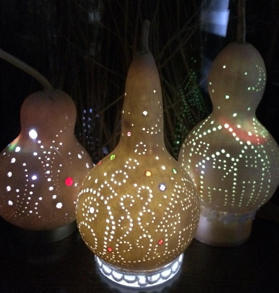 ☆ひょうたんランプづくり☆うさぎ・ペンギン・ホワイトドール