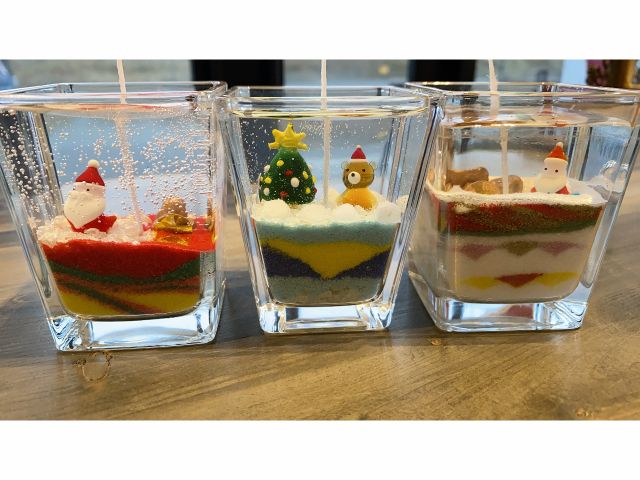 季節に応じて、飾り物を撰んで制作できます。とても可愛く、飾っても長く楽しめます。