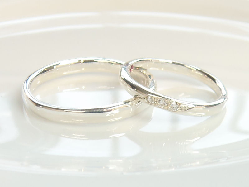プラチナ手作り結婚指輪