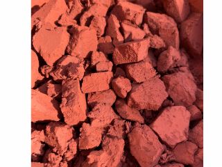 天然ローハベンガラ(現代工業用ベンガラではなく、硫化鉄から酸化還元したローハベンガラを使用します)