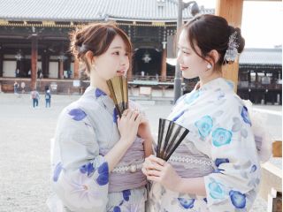 かわいいヘアセットで浴衣姿を華やかに!※オプションは店舗でお支払いで追加OK!