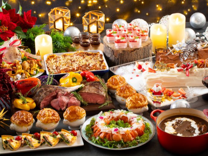 ホテルメイドのクリスマス定番料理を心ゆくまでお召し上がりください!