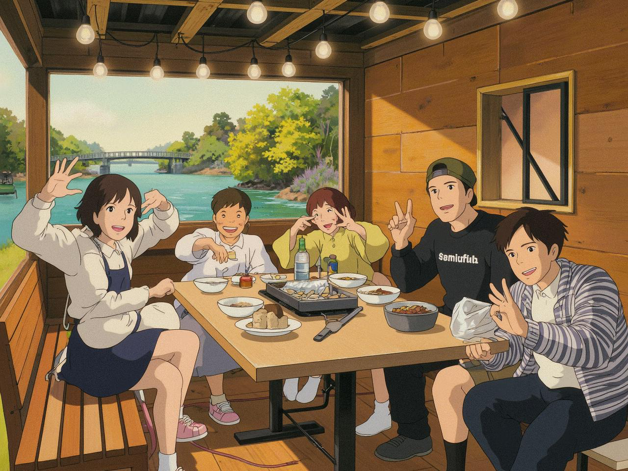 お好み焼き鉄板も完備