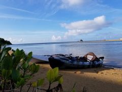 スタートは川と海の境界線。シーカヤック気分も味わえる!?
