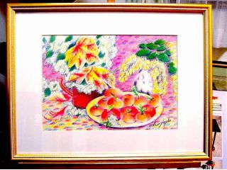 色鉛筆画:静物画