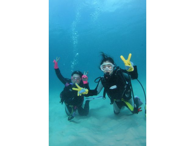 お魚と記念撮影!