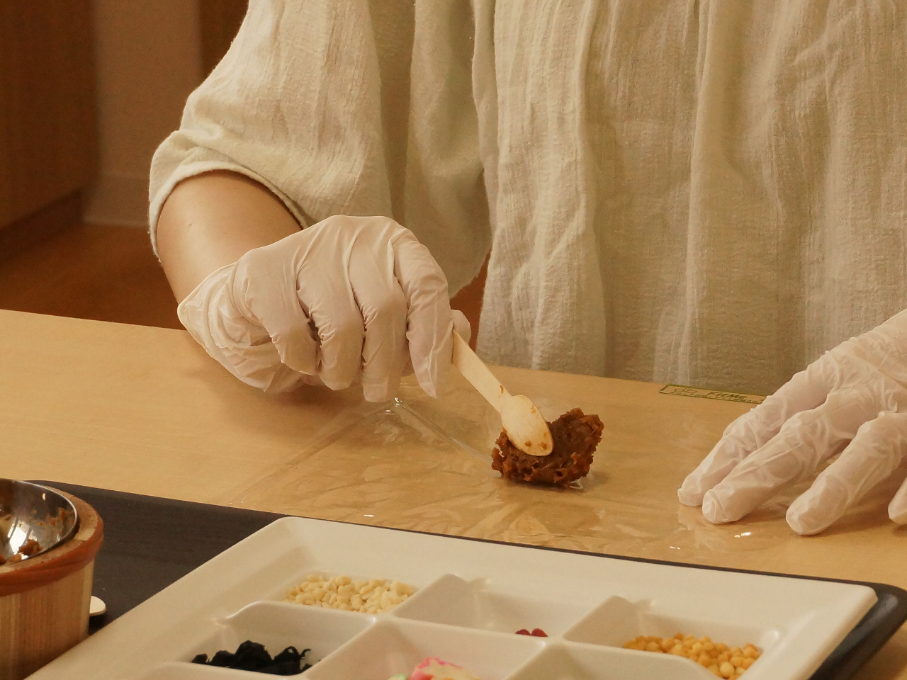 たのしく、らくらく♪みそだま体験