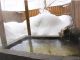 各大浴場にある露天風呂 冬期は雪見風呂になります。光明湯温泉。