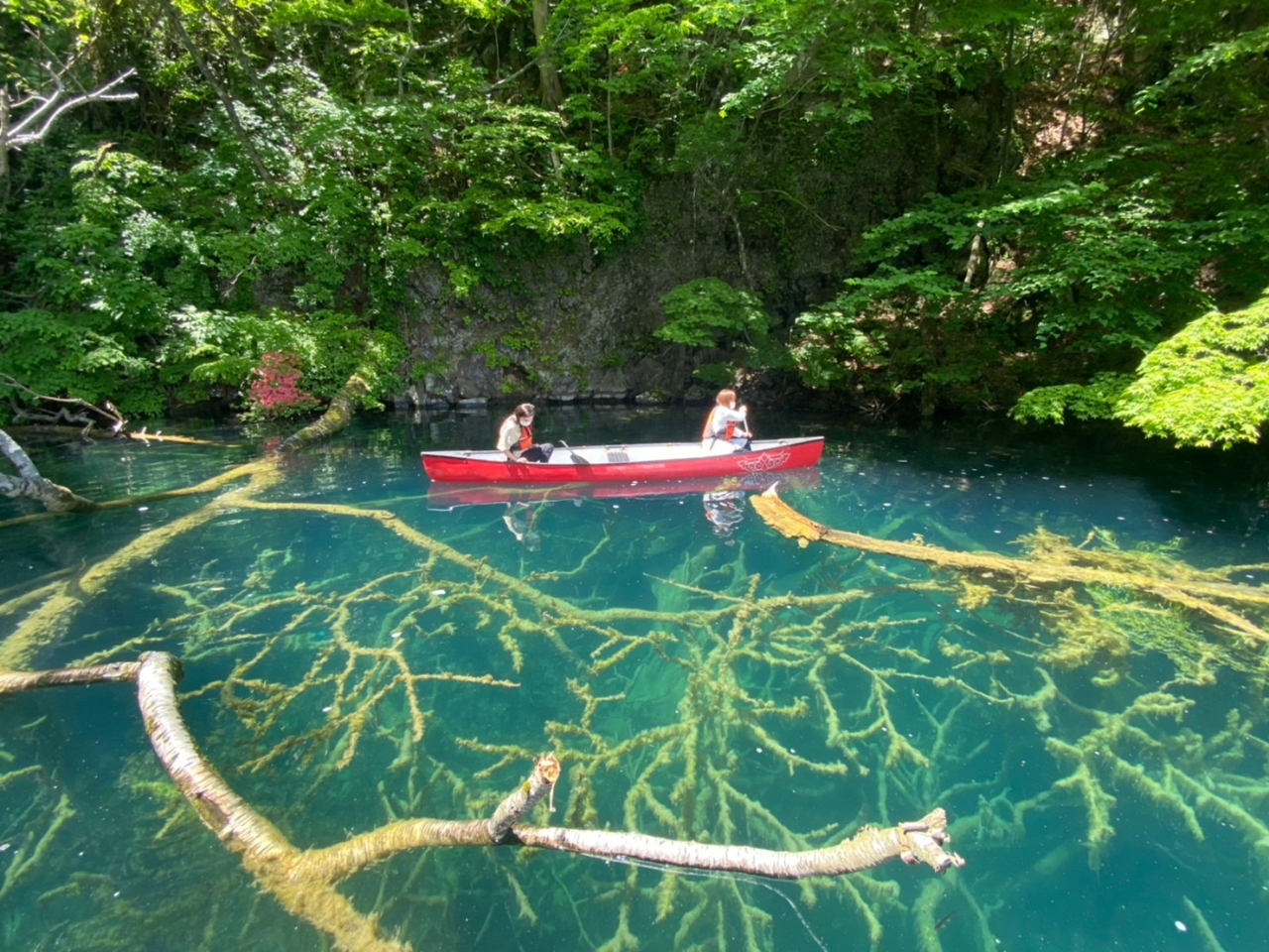 イトムカをじっくり楽しむならカヌーツアーがオススメ