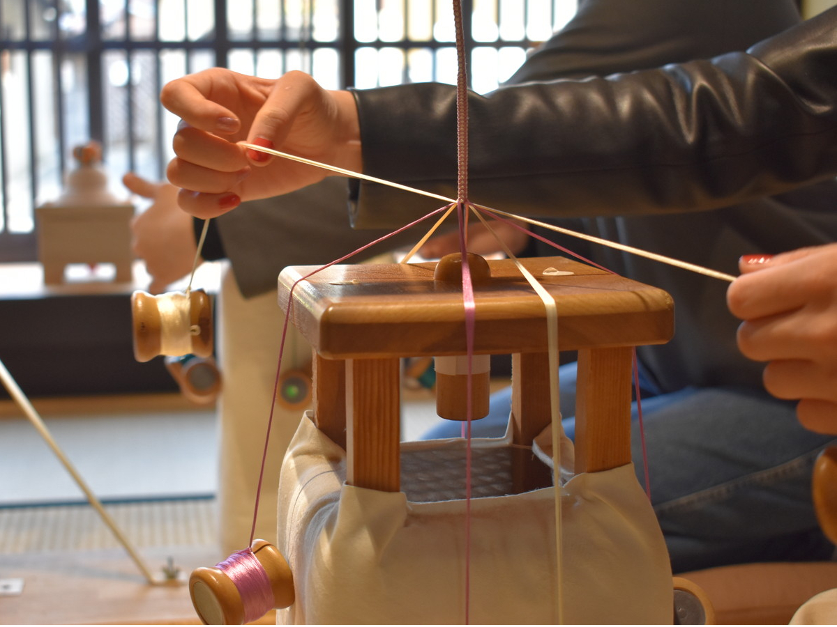 *:._●くみひも手組体験●角台を使って手組で江戸紐を使ったアクセサリー作り！！...