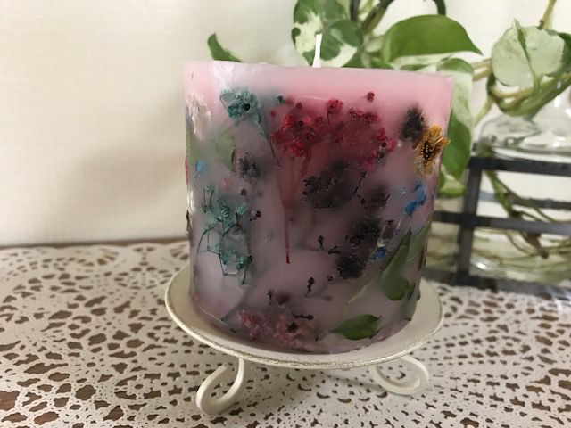 ボタニカルキャンドルの一例です