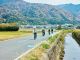 里山の田園風景を見ながら走る景色は春夏秋冬で様々な景色を見ることができます。