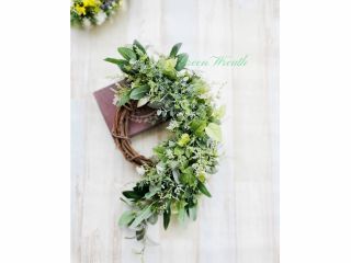 グリーンのハーフリース制作見本