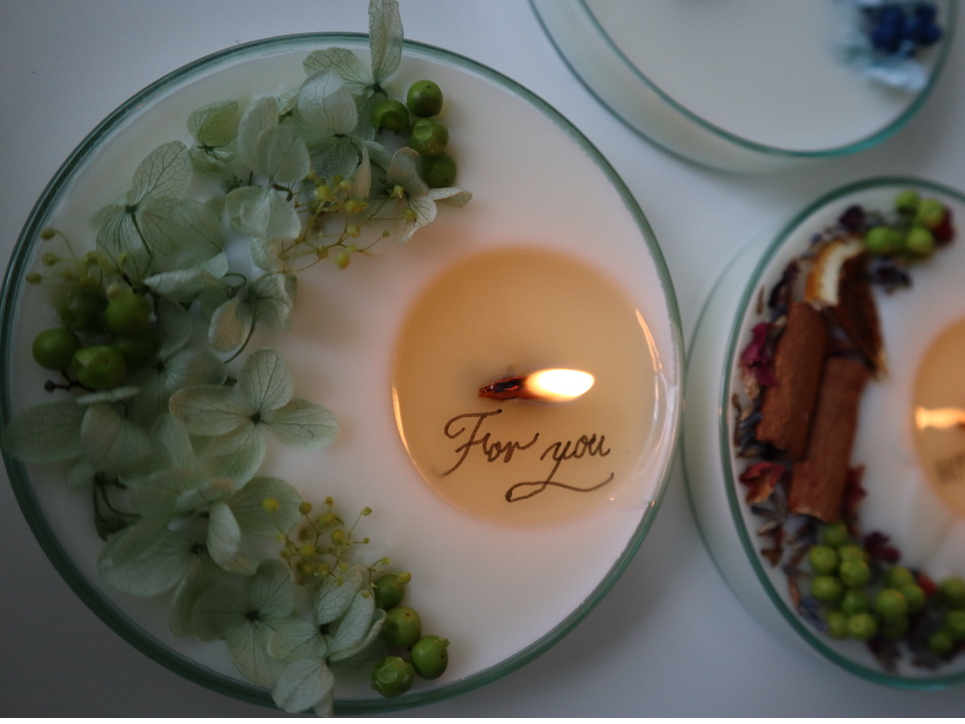 アロマ香るメッセージキャンドル*