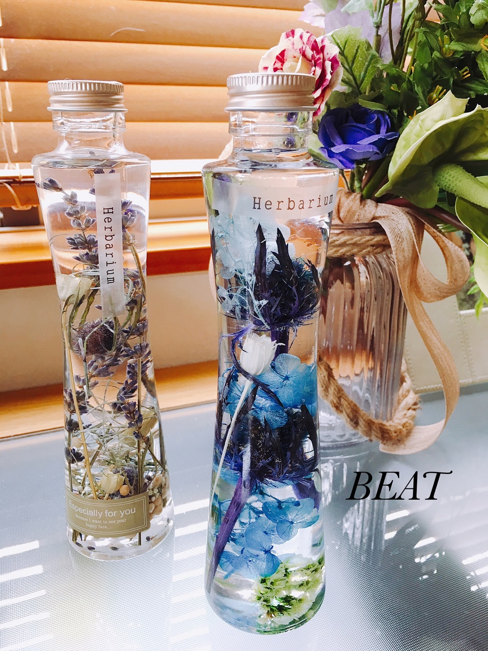 《 今話題のハーバリウム! 》色々な花材を使ってオリジナルハーバリウム体験レッス...