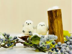 雪の妖精シマエナガ