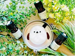 かわいいシマエナガのアロマストーン