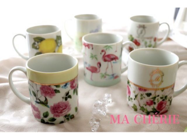 ポーセラーツ体験レッスン マグカップ2個セット Ma Cherie じゃらん遊び体験 ポーセラーツ体験レッスン マグカップ2個セット Ma Cherie じゃらん遊び体験