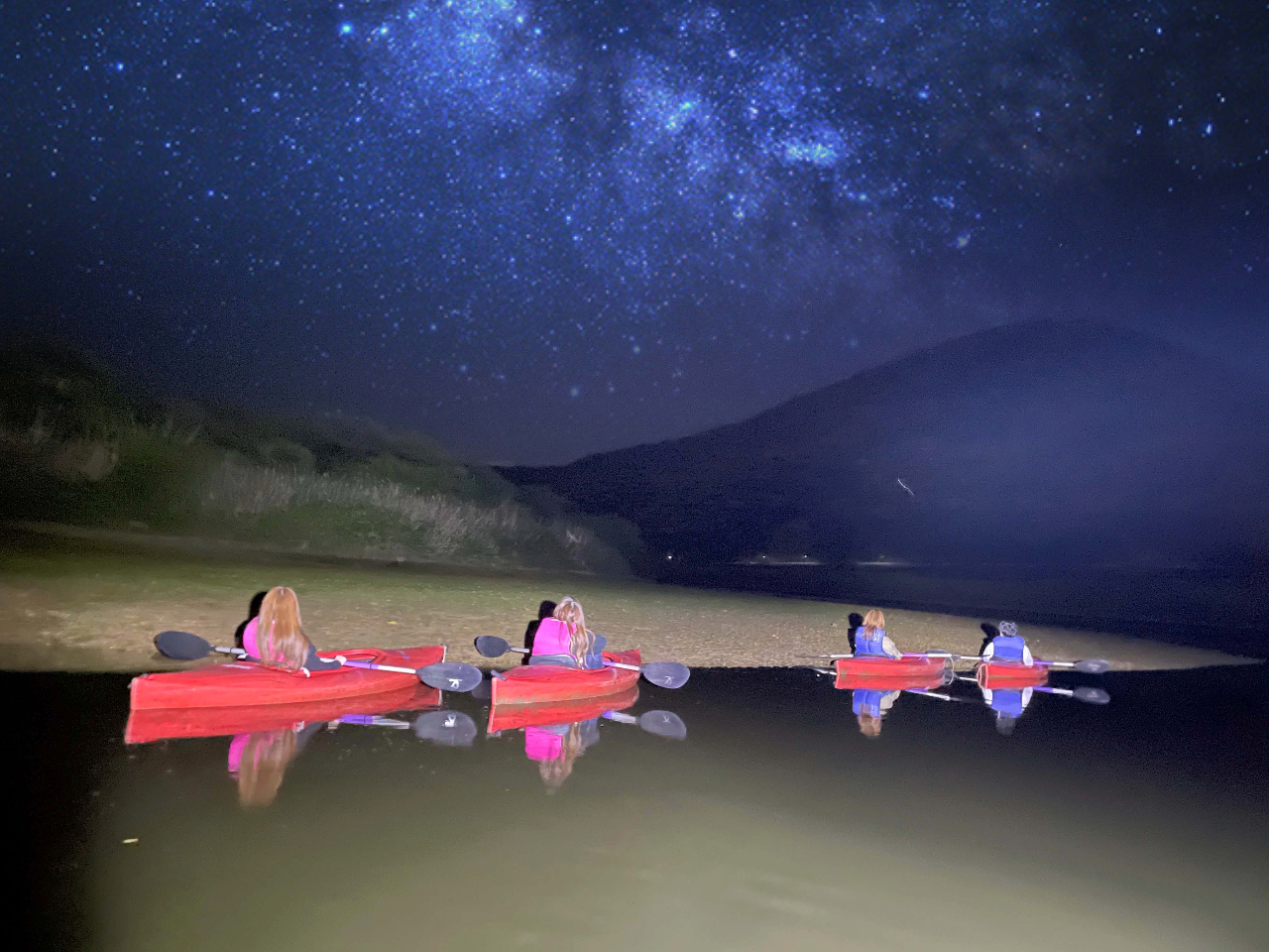 満天の星空の下でカヌーツーリング☆