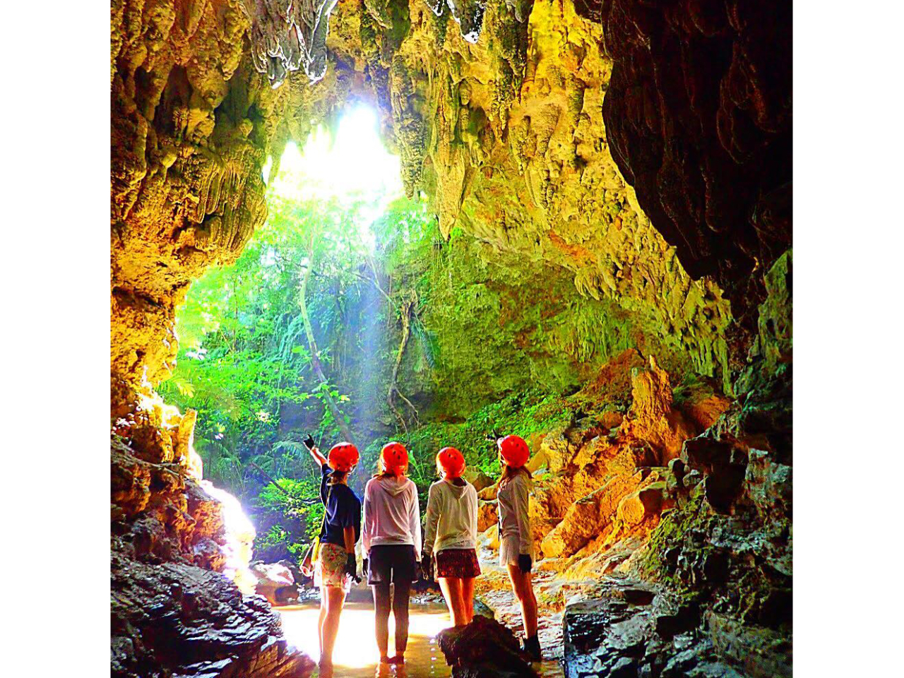 秘境体験!!!秘境パワースポット巡り&鍾乳洞探検(ケイビング)・西表島トレッキングツアー