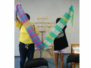 世界で一つだけの私のストールです。