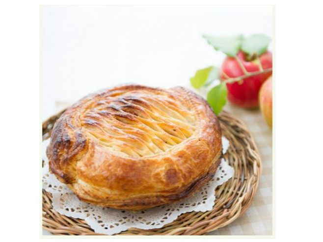 茨城おみやげ大賞金賞受賞したアップルパイ。