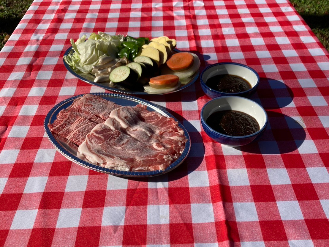 りんご園でBBQぷらん!