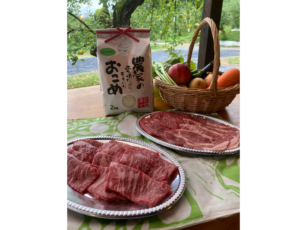 りんご園でBBQぷらん!