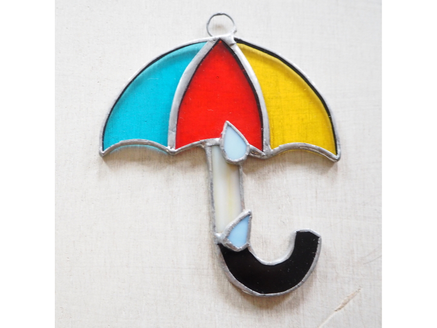 ステンドグラス傘<サンキャッチャー>