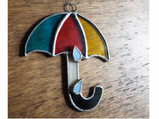 ステンドグラス傘<サンキャッチャー>