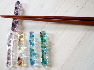 ガラスの箸置き