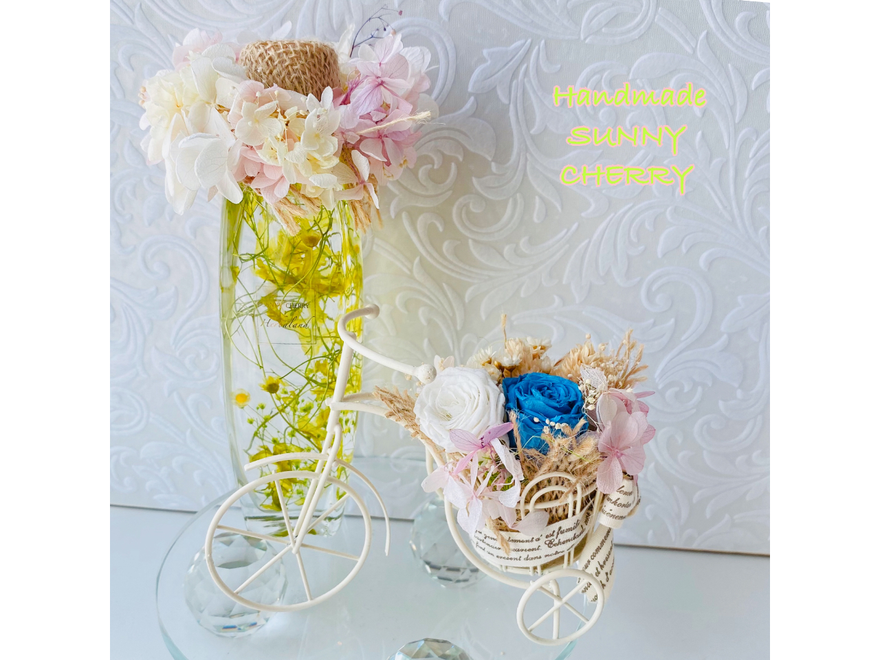 ★じゃらん限定★新メニュー【ハーバリウム&ミニアレンジ120分】1dayレッスン...