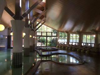 ローマ風の落ち着いた東館大浴場、県北最大級の大きな内湯とPh9.7のアルカリ単純をお楽しみ下さい。。ジェットバス、ブロアージャグジーもございます。偶数日、男性。