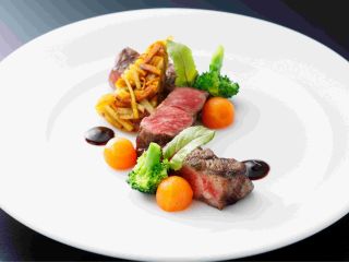 博多和牛ロースの炭火焼き