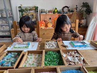 好きな材用を選んで、自分だけのフォトフレームを作りす♪