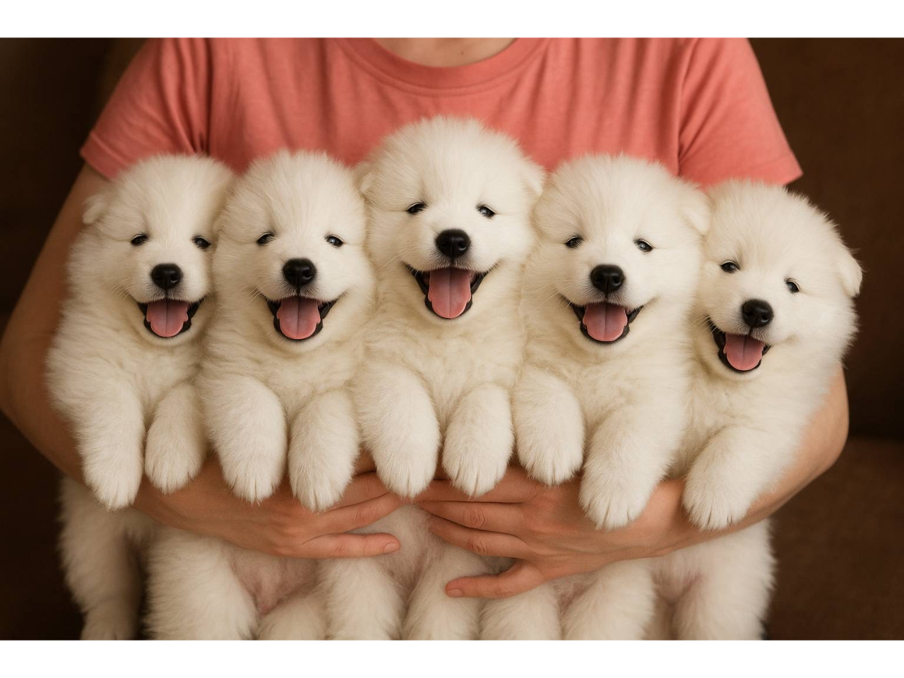 【サモエドふれあい+サモエド子犬との写真撮影コース】期間限定開催!