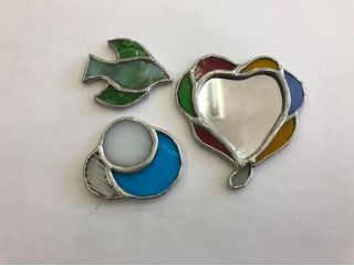 宮城 仙台 コロナに負けるな 本格ステンドグラス作品 ハート型の鏡製作体験 女性 カップルにおすすめ ステンドグラス仙臺ガラス工房 じゃらん遊び体験