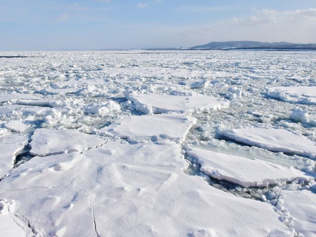 この時期のオホーツクならではの景色        ※写真はイメージです