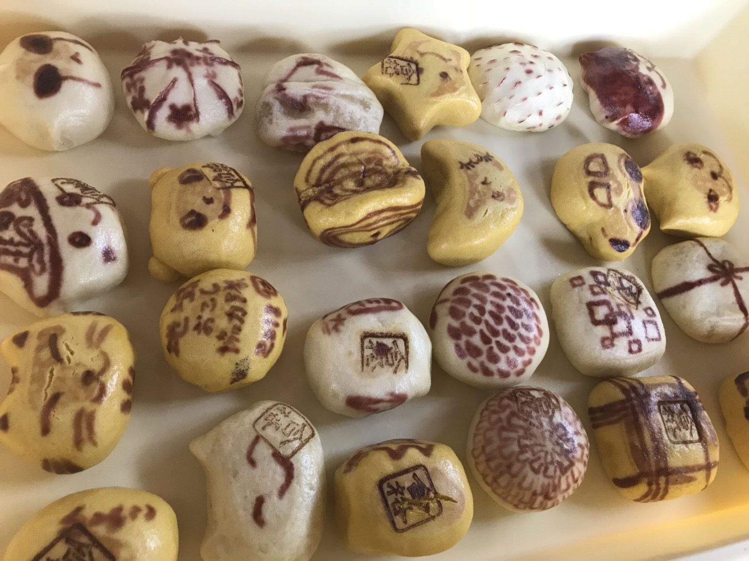 出来上がったおやき はホカホカでふわふわ♪