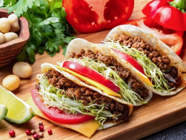 ・「タコス」 軽い食感で、何度もリピートしたくなる味に仕上げました。